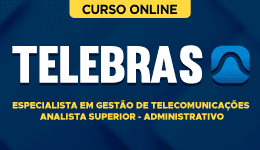 Capa Curso TELEBRAS - Especialista em Gestão de Telecomunicações - Analista Superior - Administrativo