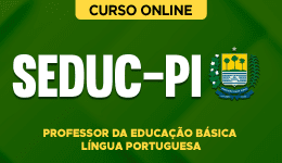Capa Curso SEDUC-PI - Professor da Educação Básica - Língua Portuguesa