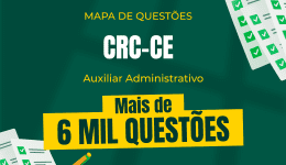Capa Mapa de Questões Online - CRC-CE - Auxiliar Administrativo - 6 Mil Questões