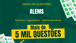 Capa Mapa de Questões Online - AL-MS - Técnico Legislativo - Administrativa - 5 Mil Questões