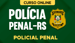 Capa Curso Polícia Penal-RS - Policial Penal