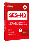 Capa Apostila SES-MG 2026 - Especialista em Políticas e Gestão da Saúde (EPGS) - Área da Saúde