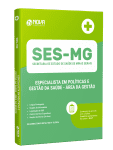 Capa Apostila SES-MG 2026 - Especialista em Políticas e Gestão da Saúde (EPGS) - Área de Gestão