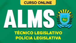 Capa Curso ALMS - Técnico Legislativo 2026 - Polícia Legislativa