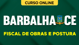 Capa Curso Prefeitura de Barbalha-CE 2026 - Fiscal de Obras e Postura