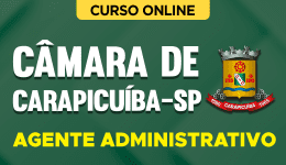 Capa Curso Câmara de Carapicuíba-SP 2026 - Agente Administrativo