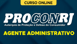 Capa Curso Procon-RJ 2026 - Agente Administrativo