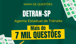 Capa Mapa de Questões Online - Detran-SP - Agente Estadual de Trânsito - 7 Mil Questões