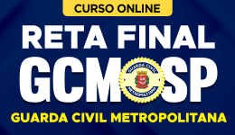 Capa Curso Reta Final Guarda Civil Metropolitano - SP 2026 + 2 Simulados Bônus