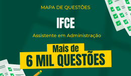 Capa Mapa de Questões Online - IFCE - Assistente em Administração - 6 Mil Questões