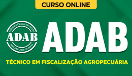 Capa Curso ADAB - Técnico em Fiscalização Agropecuária