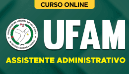 Capa Curso UFAM 2026 - Assistente Administrativo