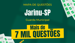 Capa Mapa de Questões Online - Pref. Jarinu-SP - Guarda Municipal - 7 Mil Questões
