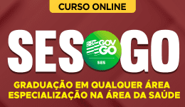 Capa Curso SES-GO 2026 - Categoria III - Graduação em Qualquer Área - Especialização na Área da Saúde