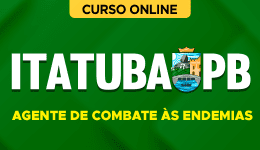 Capa Curso Prefeitura de Itatuba - PB - Agente de Combate às Endemias