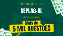 Capa Mapa de Questões Online - Seplag-AL - Especialista em Gestão Pública - Administração - 5 Mil Questões