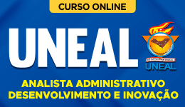 Capa Curso UNEAL 2026 - Analista Administrativo - Desenvolvimento e Inovação