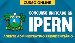 Capa Curso Concurso Unificado RN 2026 - IPERN - Agente Administrativo Previdenciário