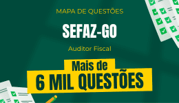 Capa Mapa de Questões Online - SEFAZ-GO - Auditor Fiscal - Conhecimentos Básicos - 7 Mil Questões