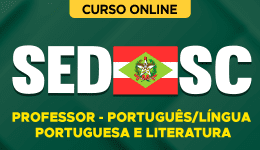 Capa Curso SED-SC 2026 - Professor - Português/Língua Portuguesa e Literatura