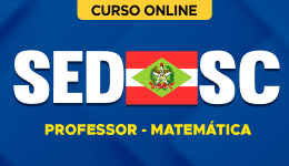 Capa Curso SED-SC 2026 - Professor - Matemática