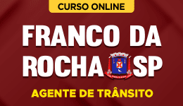 Capa Curso Prefeitura de Franco da Rocha - SP 2026 - Agente de Trânsito