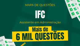 Capa Mapa de Questões Online - IFC - Assistente em Administração - 6 Mil Questões