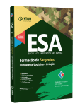 Capa Apostila ESA 2026 - Curso de Formação de Sargento - Área: Combatente/Logística e Aviação