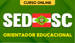 Capa Curso SED-SC 2026 - Orientador Educacional