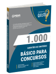 Capa Livro 1.000 Questões Gabaritadas de Conteúdos Básicos para Concursos