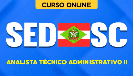 Capa Curso SED-SC 2026 - Analista Técnico Administrativo II