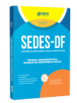 Capa Apostila SEDES - DF 2026 - Técnico Administrativo - Técnico em Assistência Social