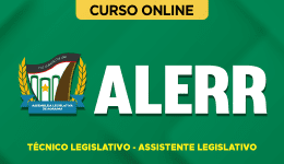 Capa Curso ALE-RR 2026 - Técnico Legislativo - Assistente Legislativo