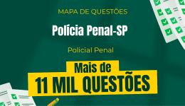 Capa Mapa de Questões Online - Polícia Penal-SP - Policial Penal - 11 Mil Questões