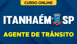 Capa Curso Prefeitura de Itanhaém-SP 2026 - Agente de Trânsito