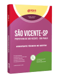 Capa Apostila Prefeitura de São Vicente - SP 2026 - Assistente-Técnico de Gestão