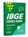 Capa Apostila IBGE Temporário 2026 - Censo Agro - Recenseador