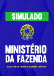 Capa Simulado - Ministério da Fazenda - Assistente Técnico Administrativo