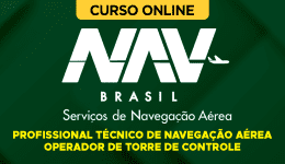 Capa Curso NAV Brasil - Profissional Técnico de Navegação Aérea - Operador de Torre de Controle