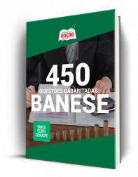 Capa Caderno Questões BANESE - 450 Questões Gabaritadas