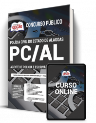 Capa Apostila PC-AL - Agente de Polícia e Escrivão de Polícia