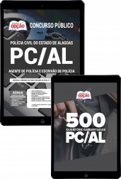 Capa Combo PC-AL - Agente de Polícia e Escrivão de Polícia