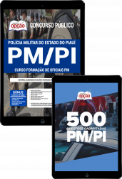 Capa Combo PM-PI - Curso de Formação de Oficiais PM