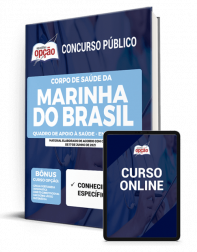 Capa Apostila Corpo de Saúde da Marinha do Brasil - Quadro de Apoio à Saúde - Enfermagem