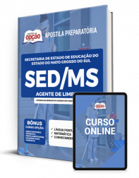 Capa Apostila SED-MS - Agente de Limpeza