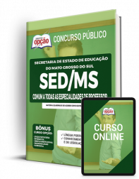 Capa Apostila SED-MS - Comum a Todas as Especialidades de Professor
