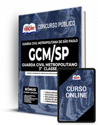 Capa Apostila GCM-SP - Guarda Civil Metropolitano - 3ª Classe