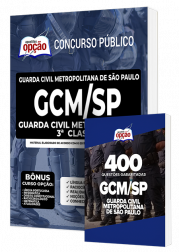 Capa Combo Impresso GCM-SP - Guarda Civil Metropolitano - 3ª Classe