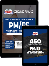 Capa Combo PM-ES - Soldado Auxiliar de Saúde - Técnico em Enfermagem