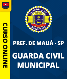 Capa Curso Guarda Civil Municipal de Mauá - SP